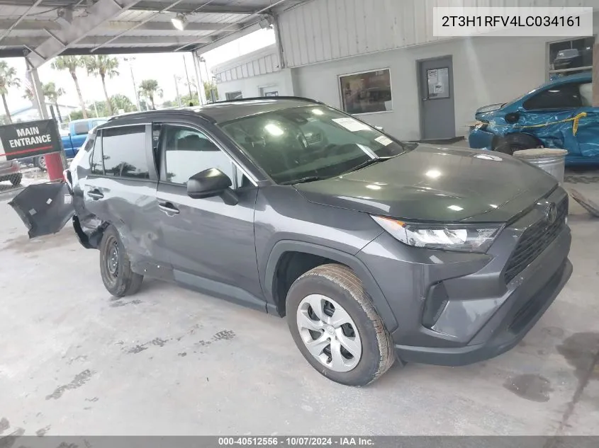 2020 Toyota Rav4 Le VIN: 2T3H1RFV4LC034161 Lot: 40512556