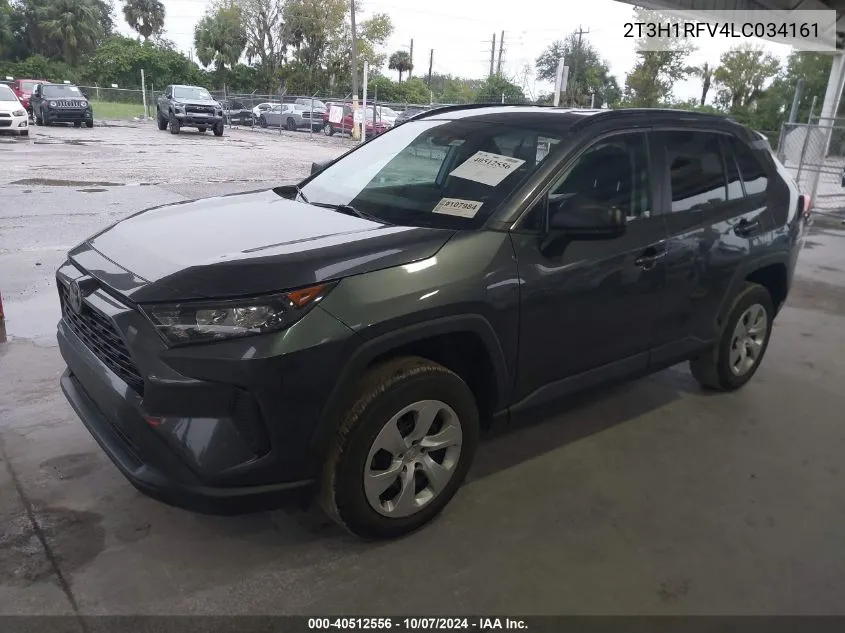 2020 Toyota Rav4 Le VIN: 2T3H1RFV4LC034161 Lot: 40512556