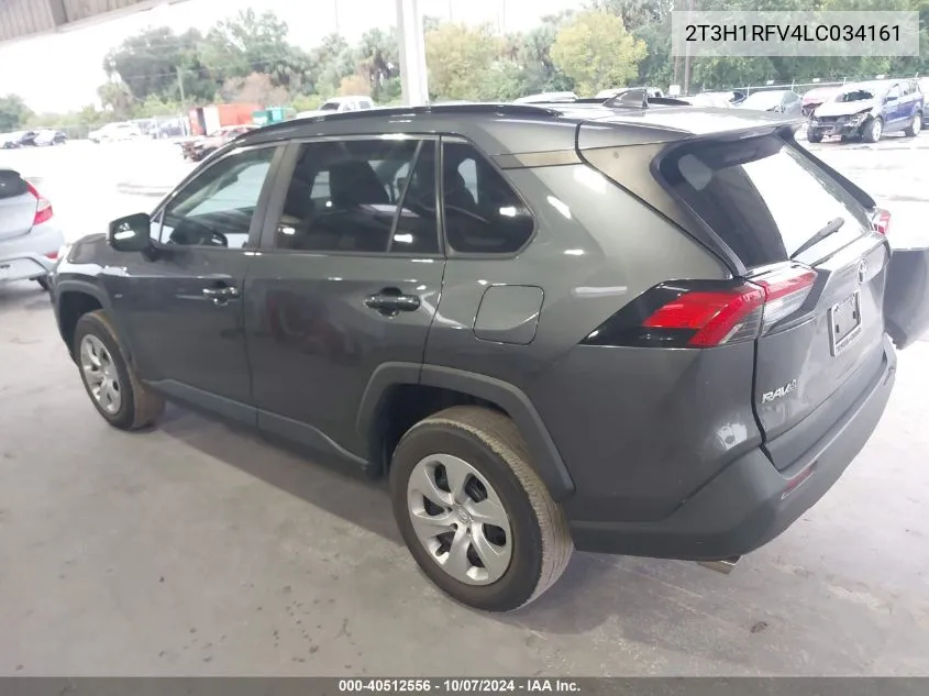 2020 Toyota Rav4 Le VIN: 2T3H1RFV4LC034161 Lot: 40512556