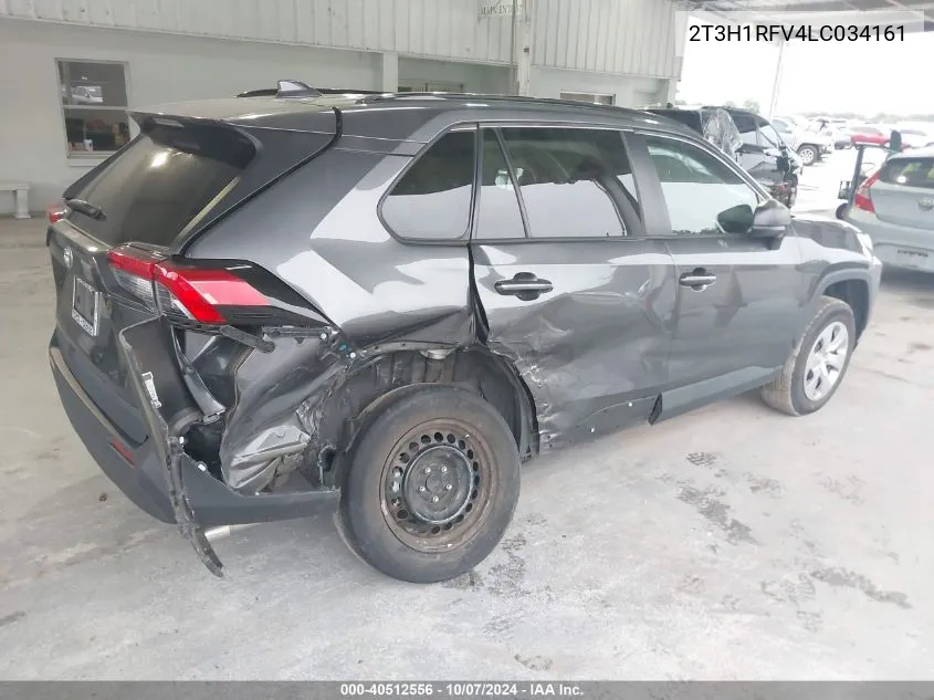 2020 Toyota Rav4 Le VIN: 2T3H1RFV4LC034161 Lot: 40512556