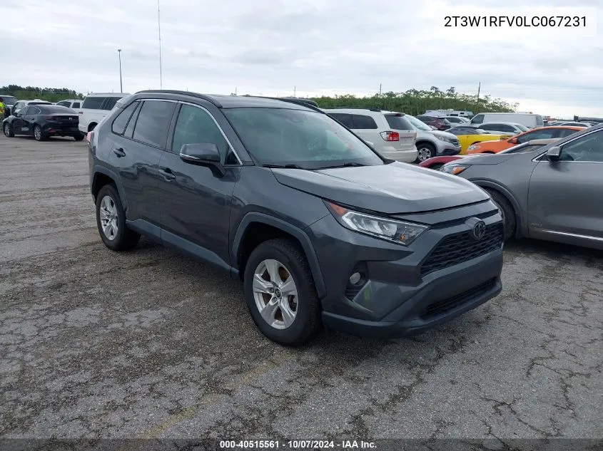 2020 Toyota Rav4 Xle VIN: 2T3W1RFV0LC067231 Lot: 40515561