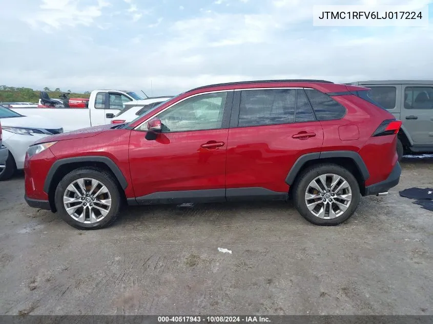 2020 Toyota Rav4 Xle Premium VIN: JTMC1RFV6LJ017224 Lot: 40517943