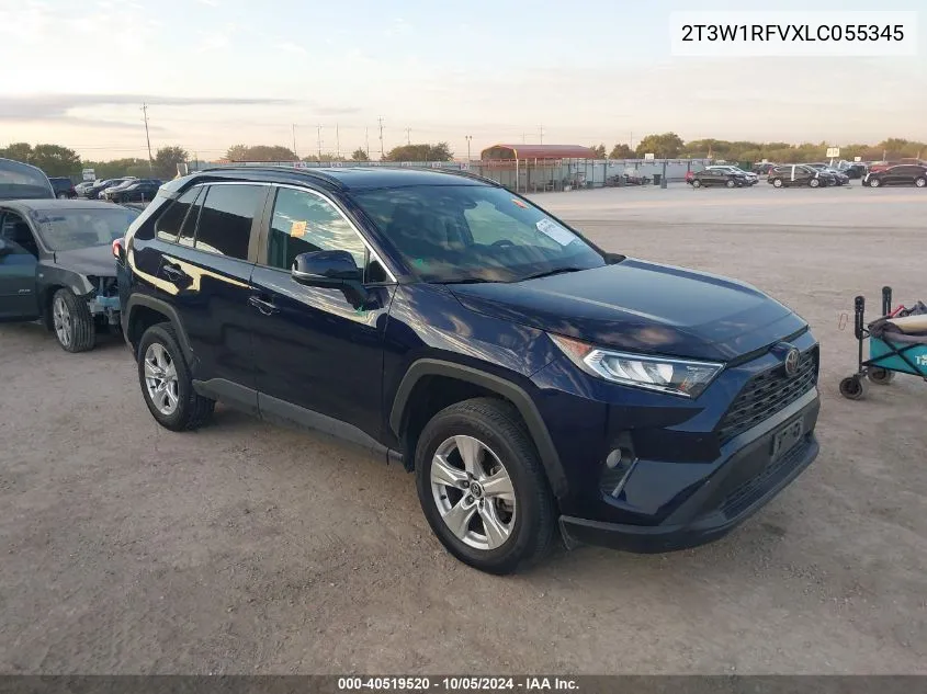 2020 Toyota Rav4 Xle/Xle Premium VIN: 2T3W1RFVXLC055345 Lot: 40519520