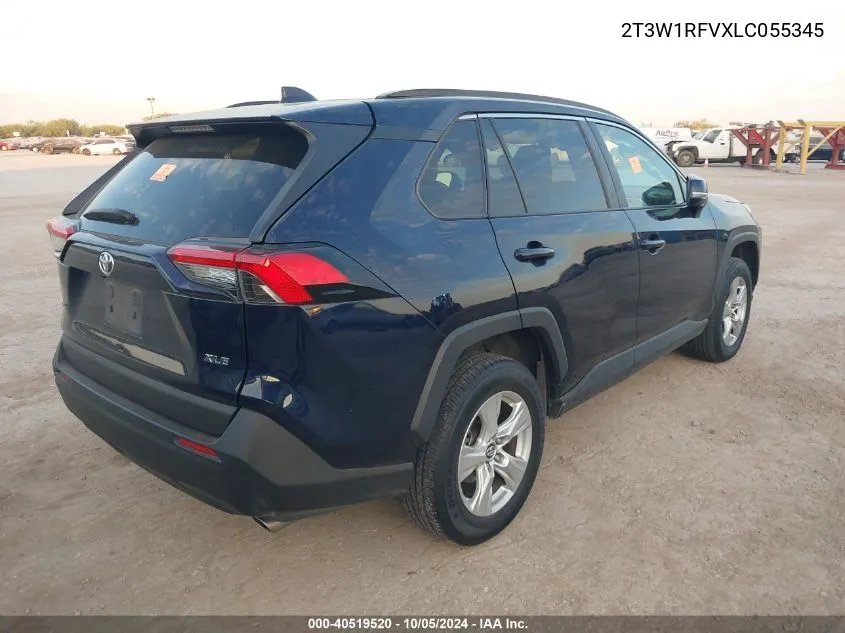 2020 Toyota Rav4 Xle/Xle Premium VIN: 2T3W1RFVXLC055345 Lot: 40519520