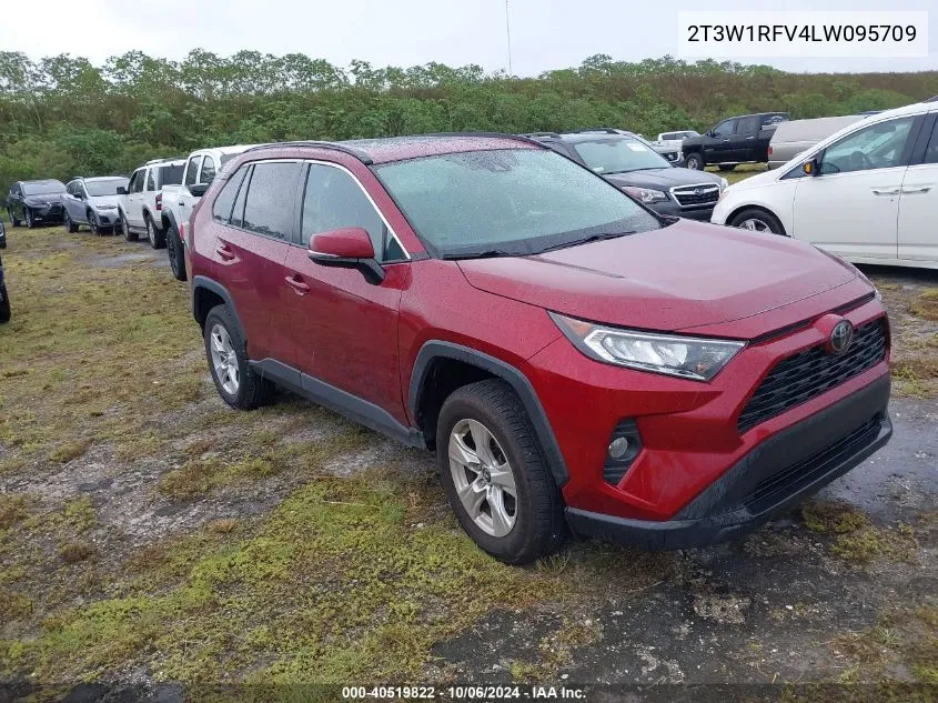 2020 Toyota Rav4 Xle/Xle Premium VIN: 2T3W1RFV4LW095709 Lot: 40519822