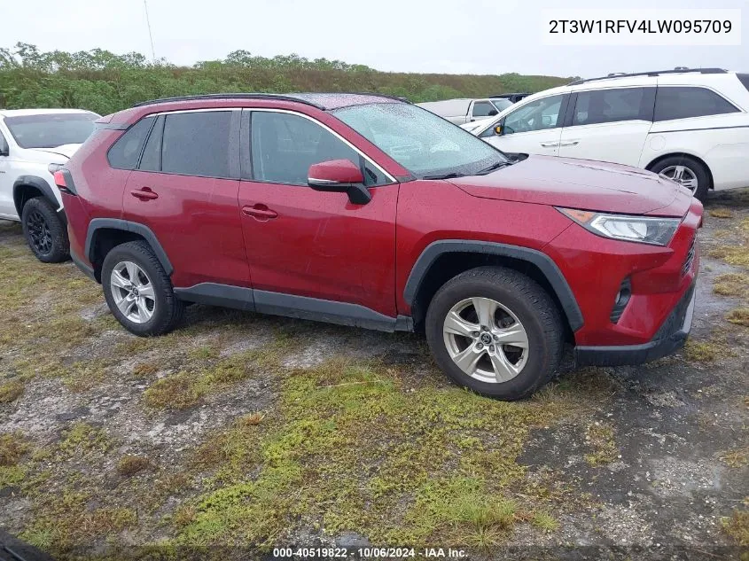 2020 Toyota Rav4 Xle/Xle Premium VIN: 2T3W1RFV4LW095709 Lot: 40519822