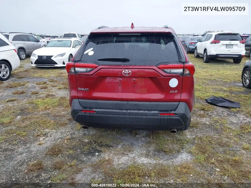 2020 Toyota Rav4 Xle/Xle Premium VIN: 2T3W1RFV4LW095709 Lot: 40519822