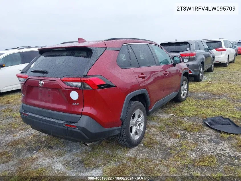 2020 Toyota Rav4 Xle/Xle Premium VIN: 2T3W1RFV4LW095709 Lot: 40519822