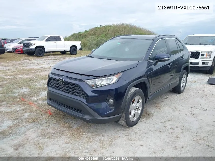 2020 Toyota Rav4 Xle VIN: 2T3W1RFVXLC075661 Lot: 40525951