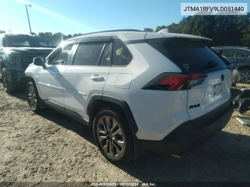 2020 Toyota Rav4 Xle Premium VIN: JTMA1RFV9LD051440 Lot: 40533439