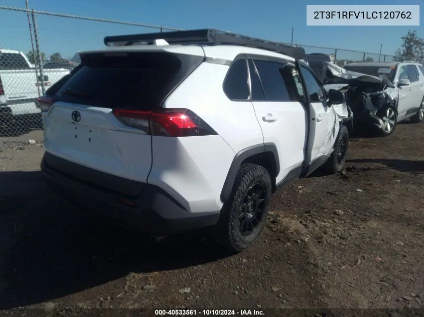 2020 Toyota Rav4 Le VIN: 2T3F1RFV1LC120762 Lot: 40533561