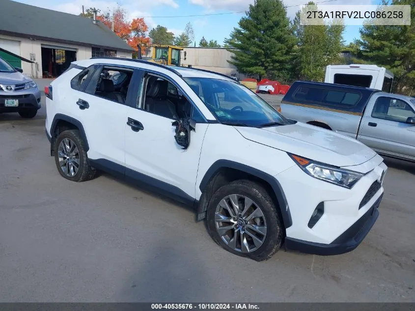 2020 Toyota Rav4 Xle Premium VIN: 2T3A1RFV2LC086258 Lot: 40535676