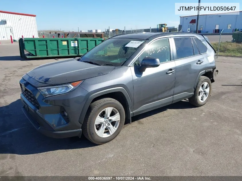 2020 Toyota Rav4 Xle VIN: JTMP1RFV1LD050647 Lot: 40536597