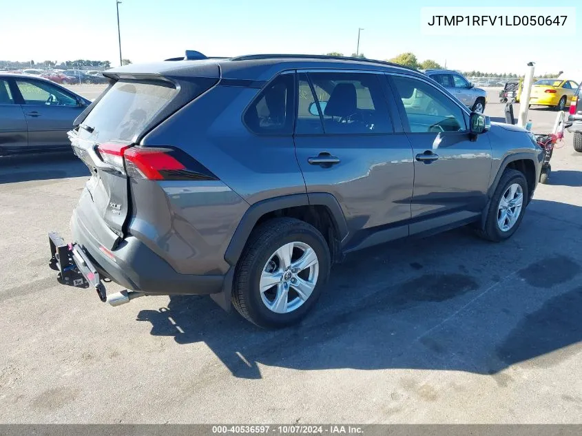 2020 Toyota Rav4 Xle VIN: JTMP1RFV1LD050647 Lot: 40536597