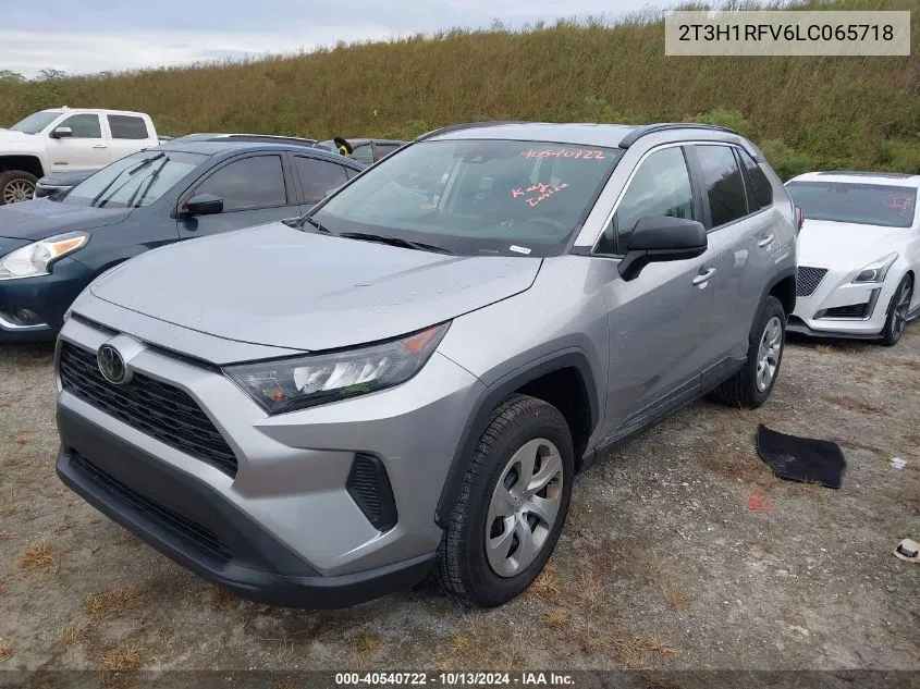 2020 Toyota Rav4 Le VIN: 2T3H1RFV6LC065718 Lot: 40540722