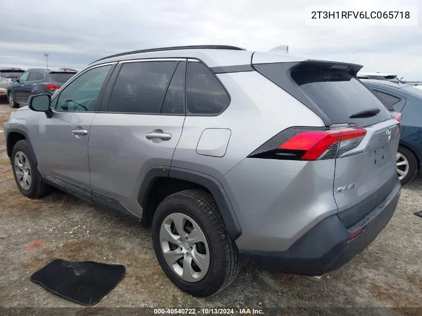 2020 Toyota Rav4 Le VIN: 2T3H1RFV6LC065718 Lot: 40540722