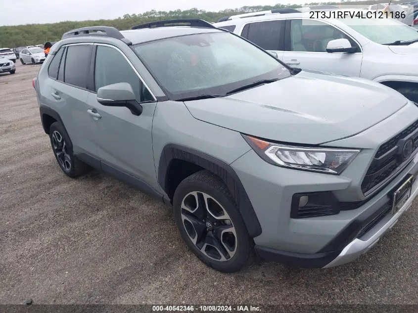 2020 Toyota Rav4 Adventure/Trd Off Road VIN: 2T3J1RFV4LC121186 Lot: 40542346