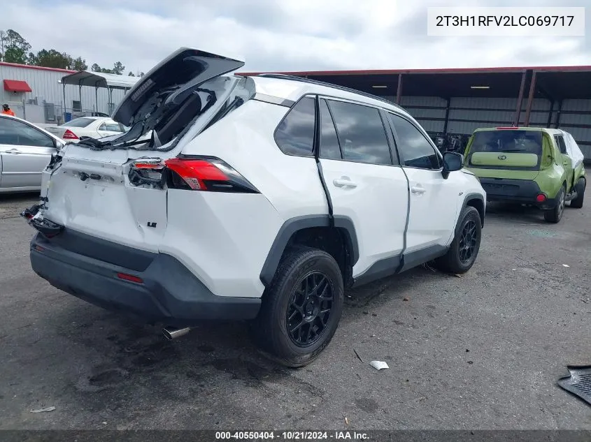 2020 Toyota Rav4 Le VIN: 2T3H1RFV2LC069717 Lot: 40550404