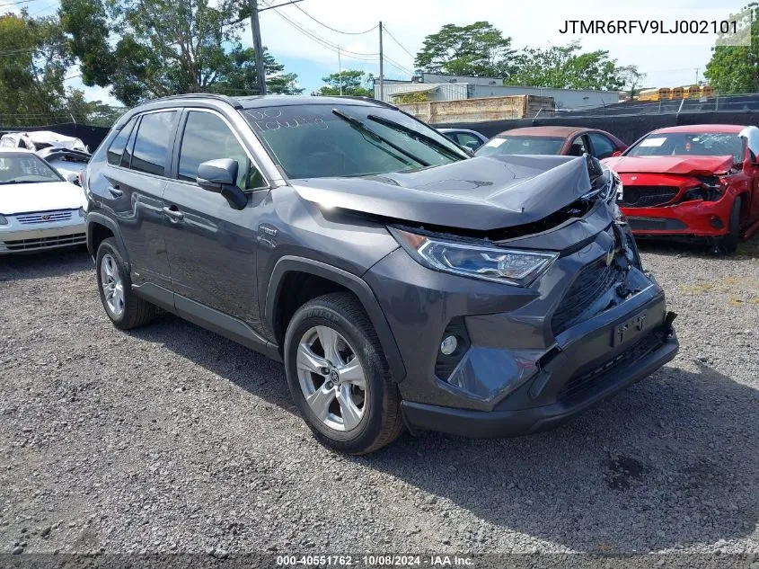 2020 Toyota Rav4 Xle/Xle Premium/Xse VIN: JTMR6RFV9LJ002101 Lot: 40551762