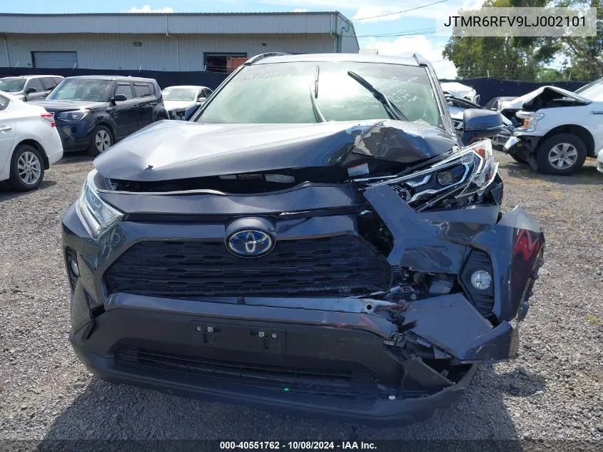 2020 Toyota Rav4 Xle/Xle Premium/Xse VIN: JTMR6RFV9LJ002101 Lot: 40551762