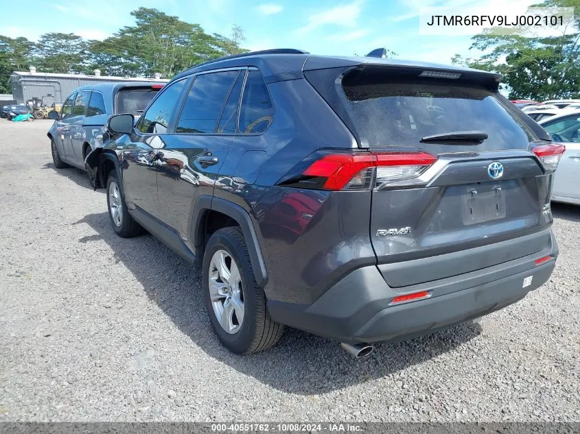 2020 Toyota Rav4 Xle/Xle Premium/Xse VIN: JTMR6RFV9LJ002101 Lot: 40551762