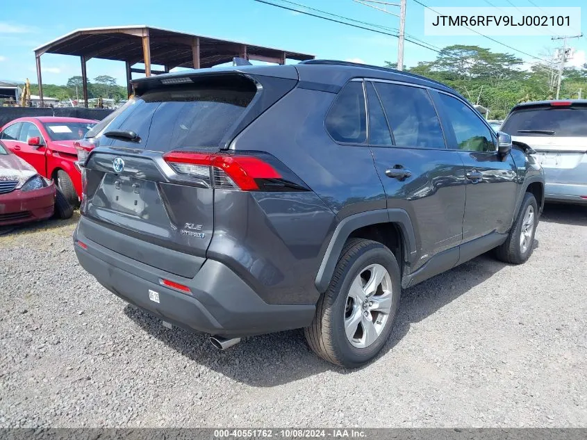 2020 Toyota Rav4 Xle/Xle Premium/Xse VIN: JTMR6RFV9LJ002101 Lot: 40551762