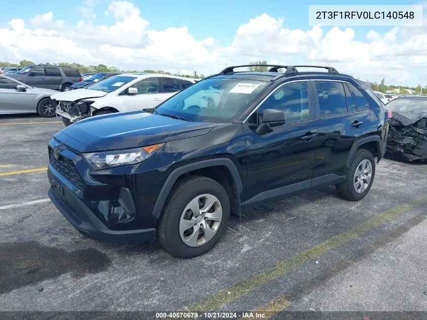 2020 Toyota Rav4 Le VIN: 2T3F1RFV0LC140548 Lot: 40570679