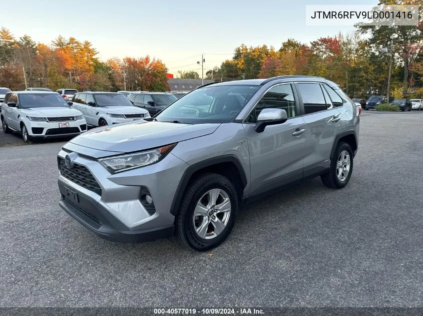 2020 Toyota Rav4 Xle/Xle Premium/Xse VIN: JTMR6RFV9LD001416 Lot: 40577019