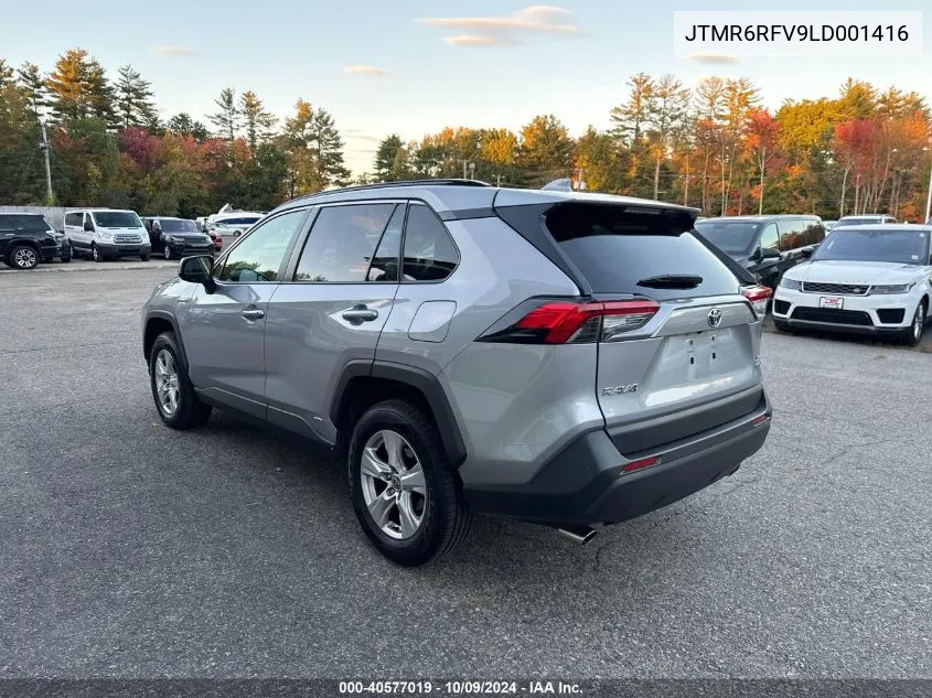 2020 Toyota Rav4 Xle/Xle Premium/Xse VIN: JTMR6RFV9LD001416 Lot: 40577019