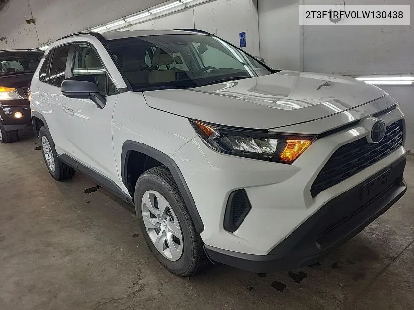 2020 Toyota Rav4 Le VIN: 2T3F1RFV0LW130438 Lot: 40579728