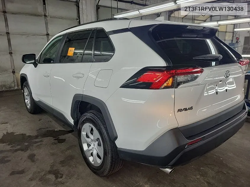 2020 Toyota Rav4 Le VIN: 2T3F1RFV0LW130438 Lot: 40579728