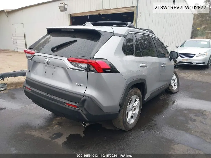 2020 Toyota Rav4 Xle VIN: 2T3W1RFV7LW102877 Lot: 40594013