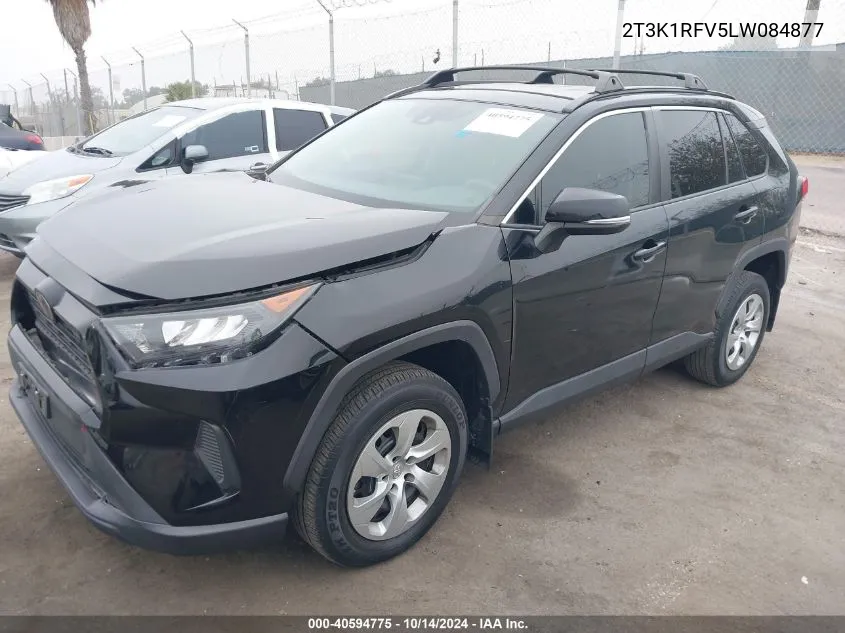 2020 Toyota Rav4 Le VIN: 2T3K1RFV5LW084877 Lot: 40594775