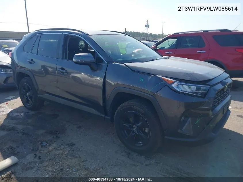 2020 Toyota Rav4 Xle VIN: 2T3W1RFV9LW085614 Lot: 40594788