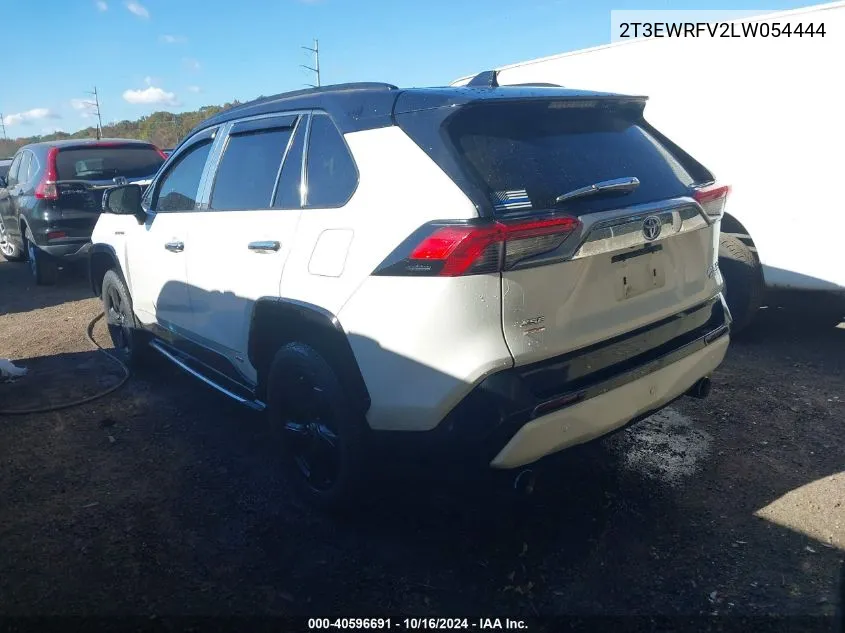 2020 Toyota Rav4 Hybrid Xse VIN: 2T3EWRFV2LW054444 Lot: 40596691