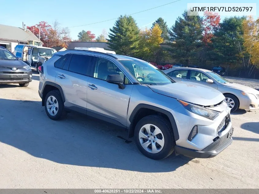 2020 Toyota Rav4 Le VIN: JTMF1RFV7LD526797 Lot: 40628251