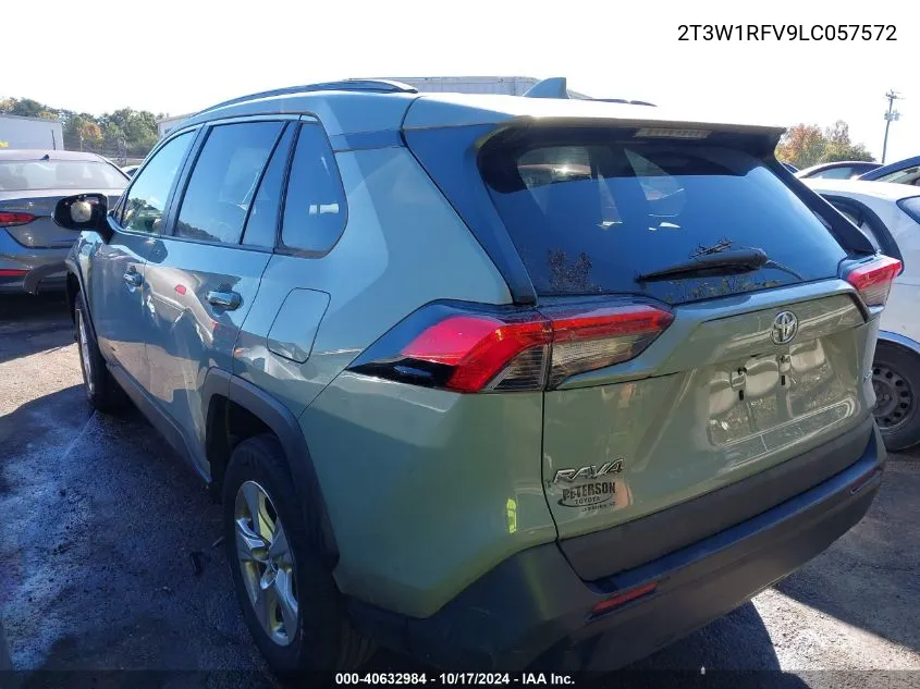 2020 Toyota Rav4 Xle VIN: 2T3W1RFV9LC057572 Lot: 40632984