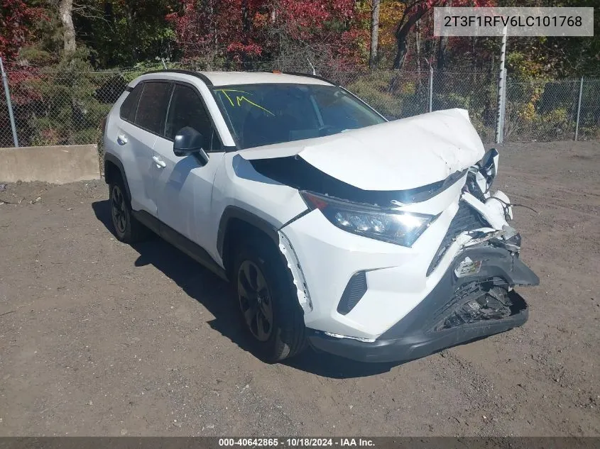 2020 Toyota Rav4 Le VIN: 2T3F1RFV6LC101768 Lot: 40642865