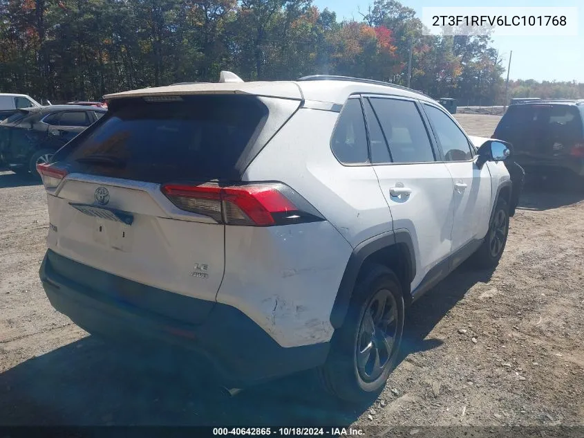 2020 Toyota Rav4 Le VIN: 2T3F1RFV6LC101768 Lot: 40642865