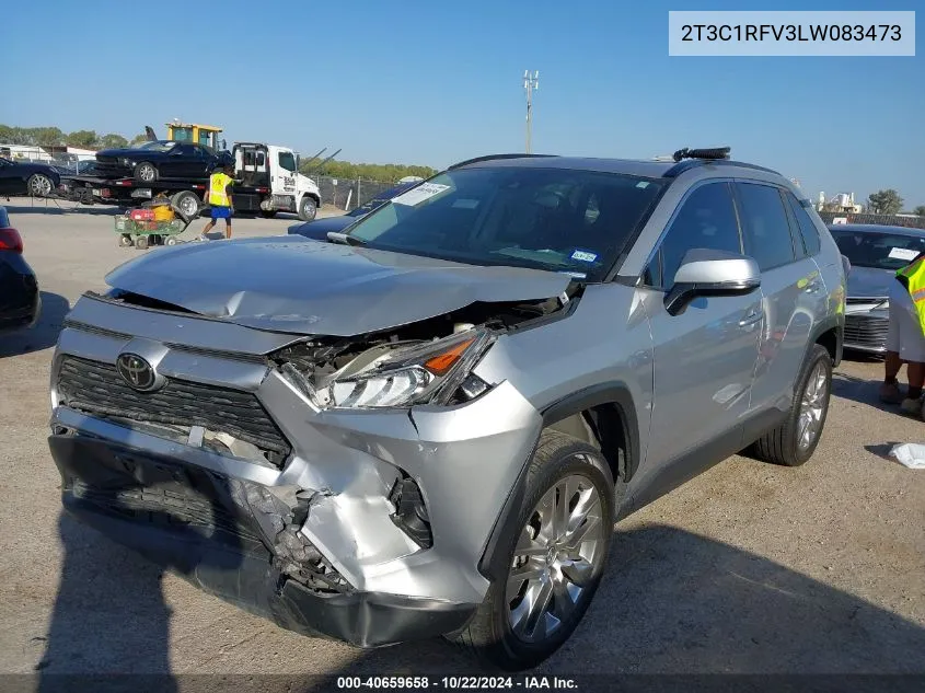 2020 Toyota Rav4 Xle Premium VIN: 2T3C1RFV3LW083473 Lot: 40659658