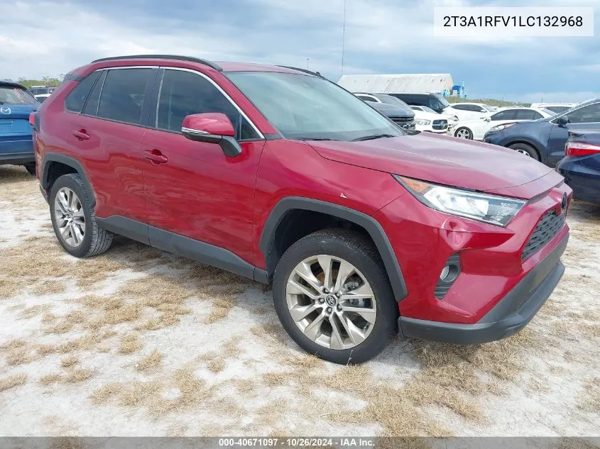 2020 Toyota Rav4 Xle Premium VIN: 2T3A1RFV1LC132968 Lot: 40671097