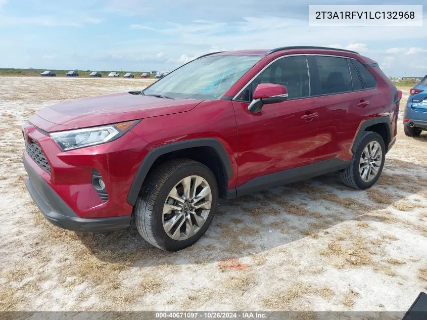 2020 Toyota Rav4 Xle Premium VIN: 2T3A1RFV1LC132968 Lot: 40671097