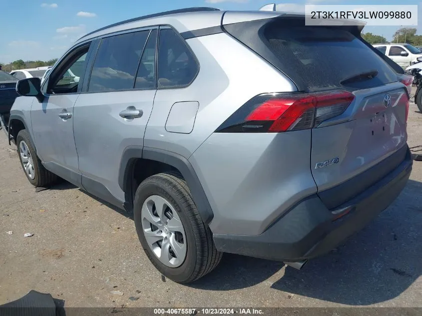 2020 Toyota Rav4 Le VIN: 2T3K1RFV3LW099880 Lot: 40675587