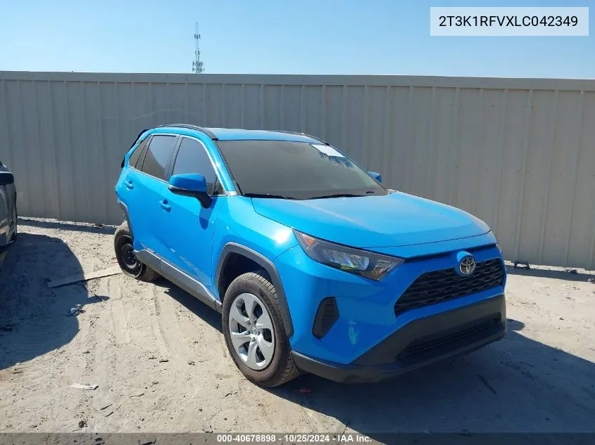 2020 Toyota Rav4 Le VIN: 2T3K1RFVXLC042349 Lot: 40678898