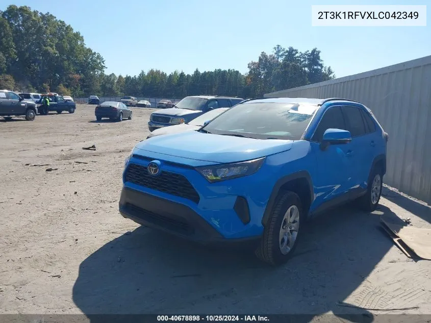 2020 Toyota Rav4 Le VIN: 2T3K1RFVXLC042349 Lot: 40678898