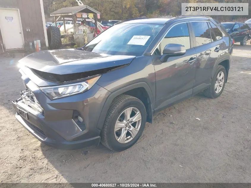 2020 Toyota Rav4 Xle VIN: 2T3P1RFV4LC103121 Lot: 40680527