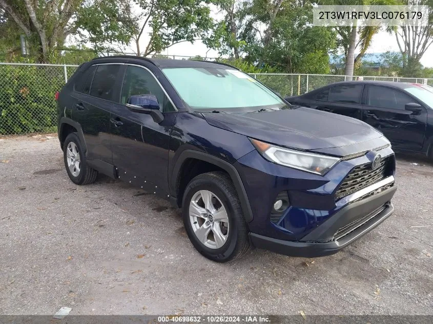 2020 Toyota Rav4 Xle VIN: 2T3W1RFV3LC076179 Lot: 40698632