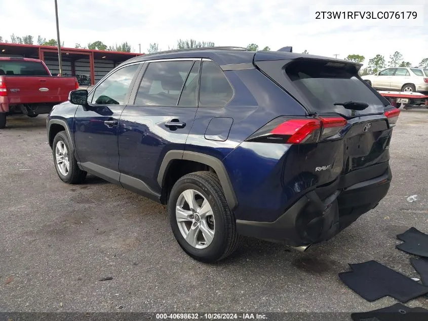 2020 Toyota Rav4 Xle VIN: 2T3W1RFV3LC076179 Lot: 40698632