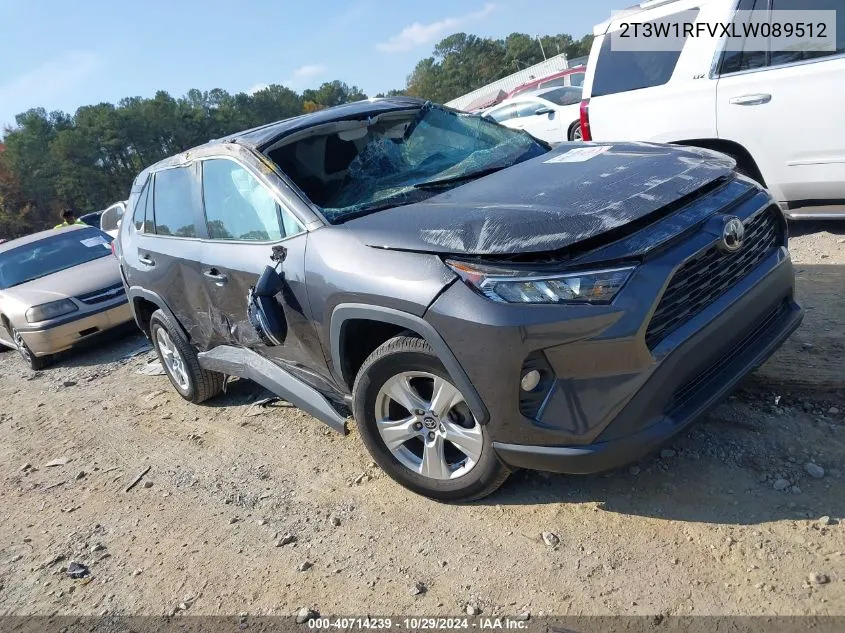 2020 Toyota Rav4 Xle VIN: 2T3W1RFVXLW089512 Lot: 40714239