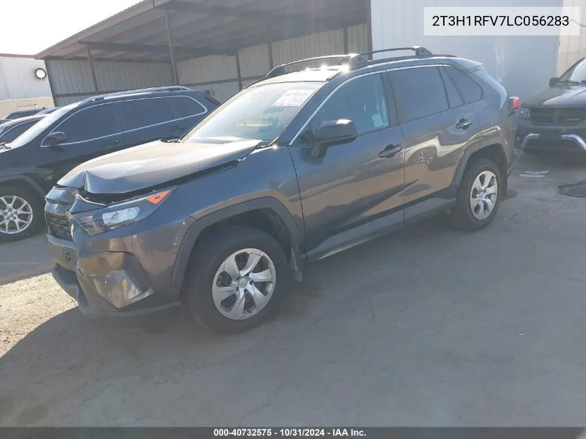 2020 Toyota Rav4 Le VIN: 2T3H1RFV7LC056283 Lot: 40732575